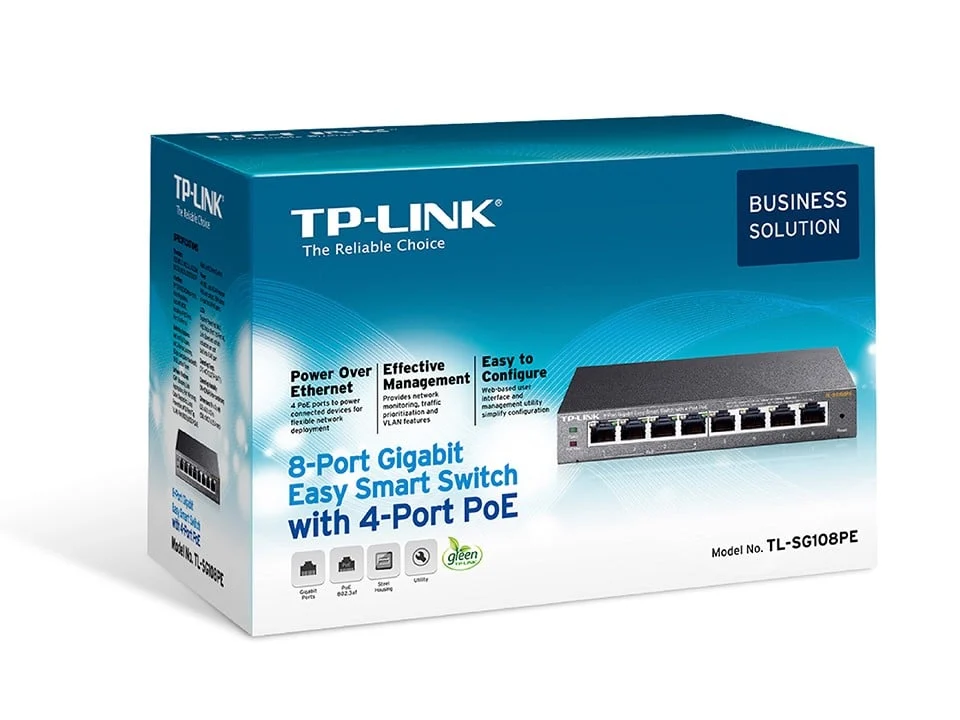 TPLink Gigabit 8 cổng - 4 cổng PoE - Ảnh 3