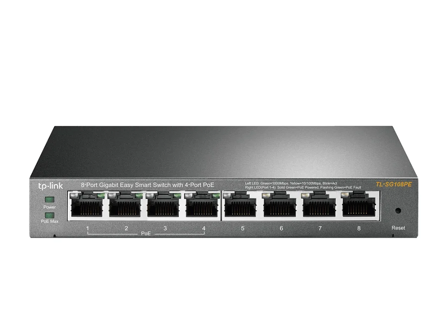 TPLink Gigabit 8 cổng - 4 cổng PoE